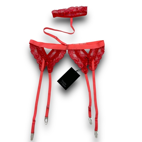 Thistle and Spire Kane Garter Belt with Removable Chocker - Picture 2 of 8